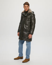 Après-Ski Parka With Detachable Select Shearling Lamb Collar | Men | Military x Khaki (V2)