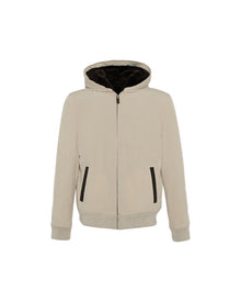 Shearling Lined Bomber Jacket | Men | Beige x Brown