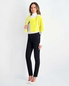 Mink Bolero | Women | Yellow