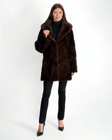 Mink Parka | Women | Mahogany (V1)