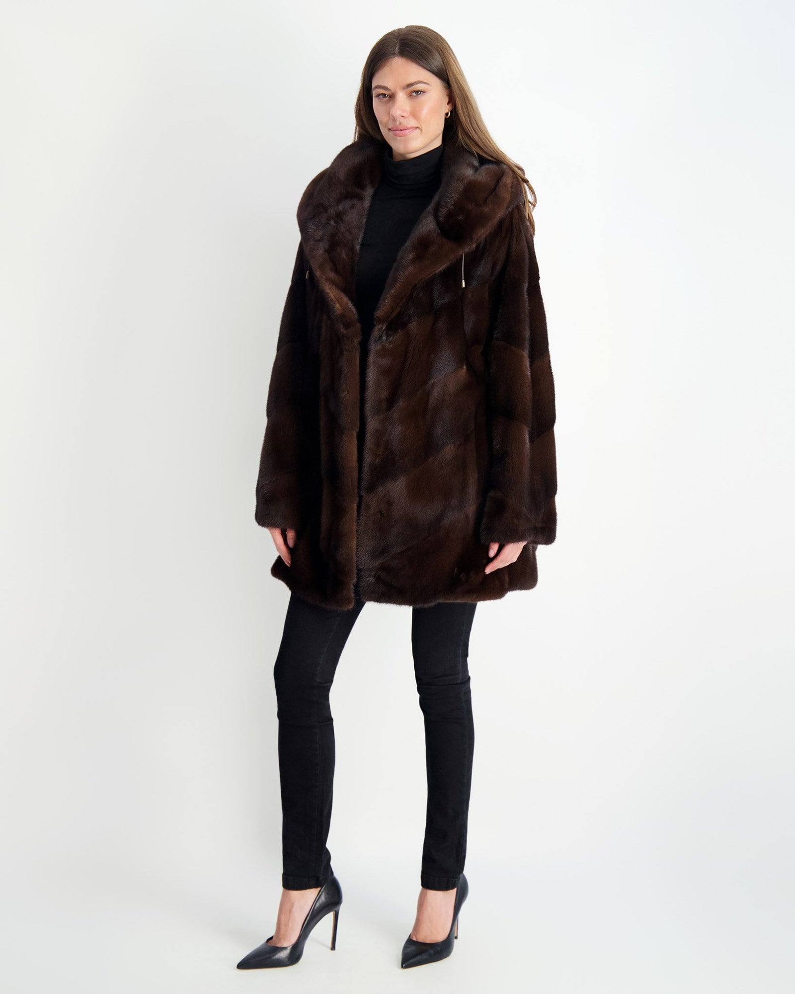 Mink Parka | Women | Mahogany (V1)