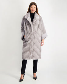 Mink Short Coat | Women | Sapphire