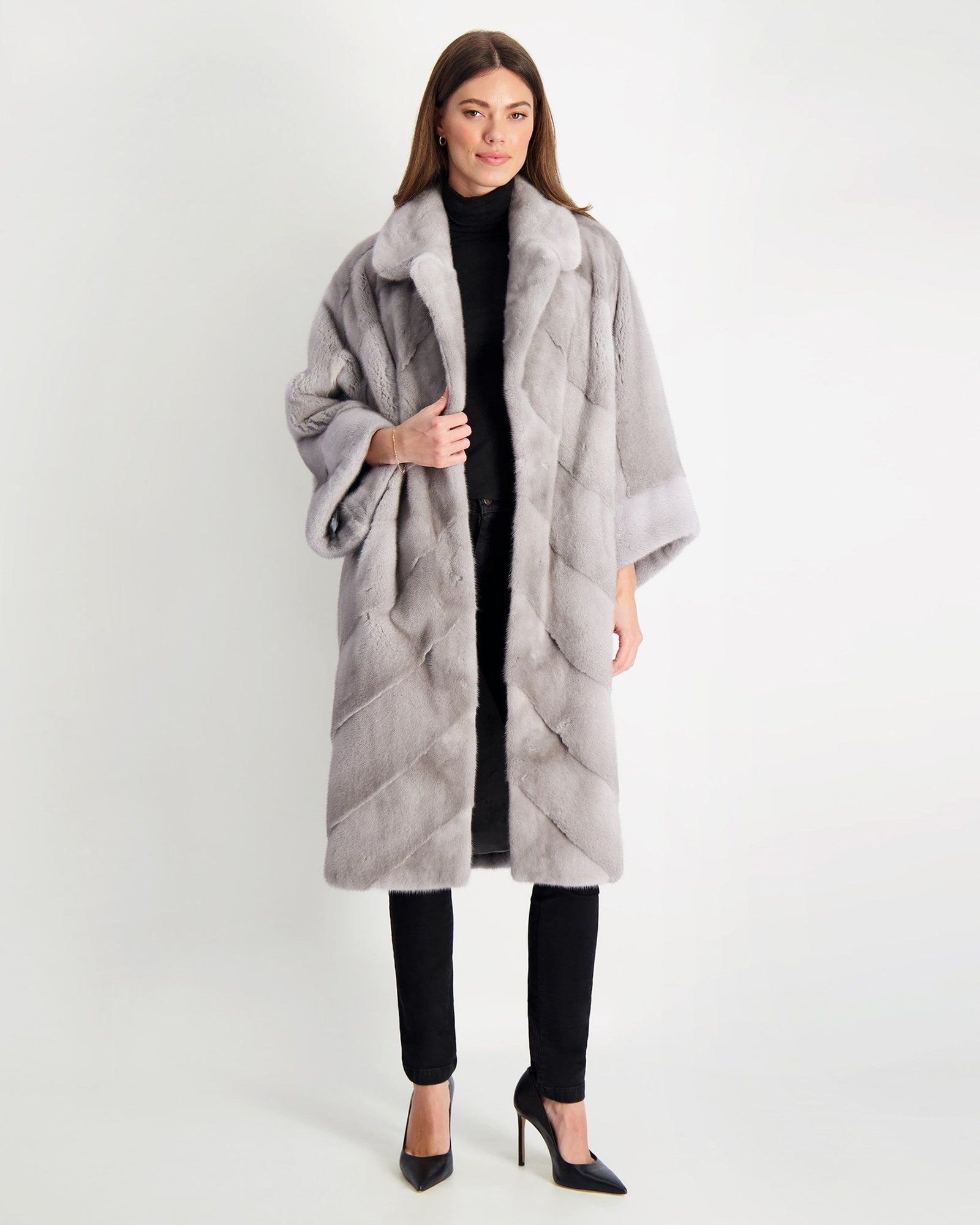 Mink Short Coat | Women | Sapphire