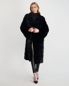 Mink Short Coat | Women | Black (V2)