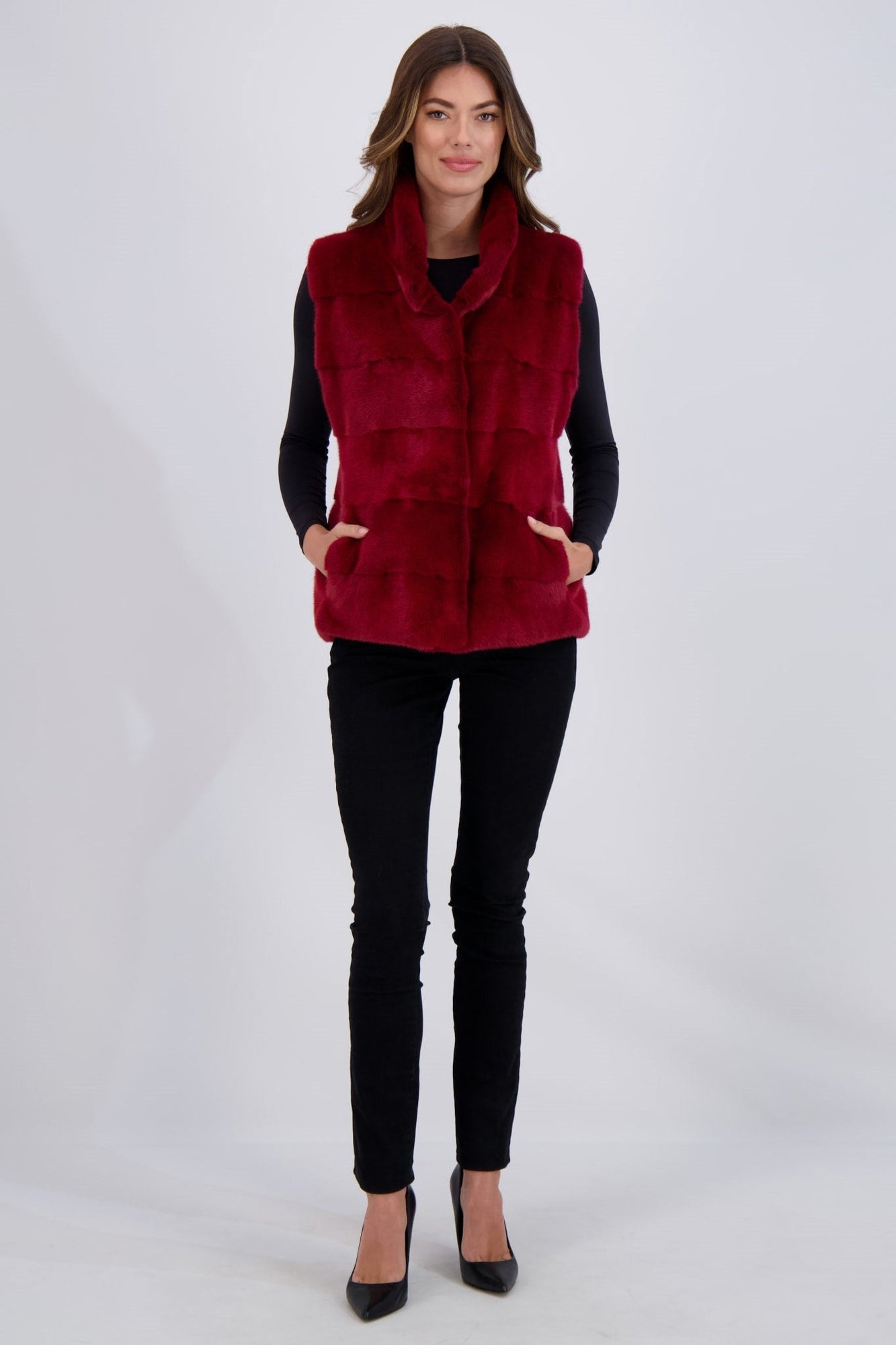 Mink Vest | Women | Rouge