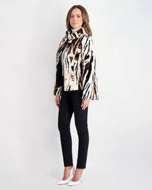 Reversible Mink Sections Jacket | Women | Multi