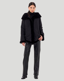 Reversible Select Shearling Lamb Jacket | Women | Black x Black