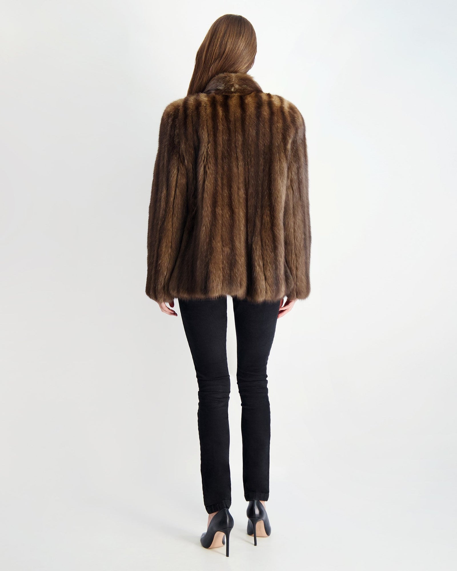 Russian Sable Jacket | Women | Brown (V1)