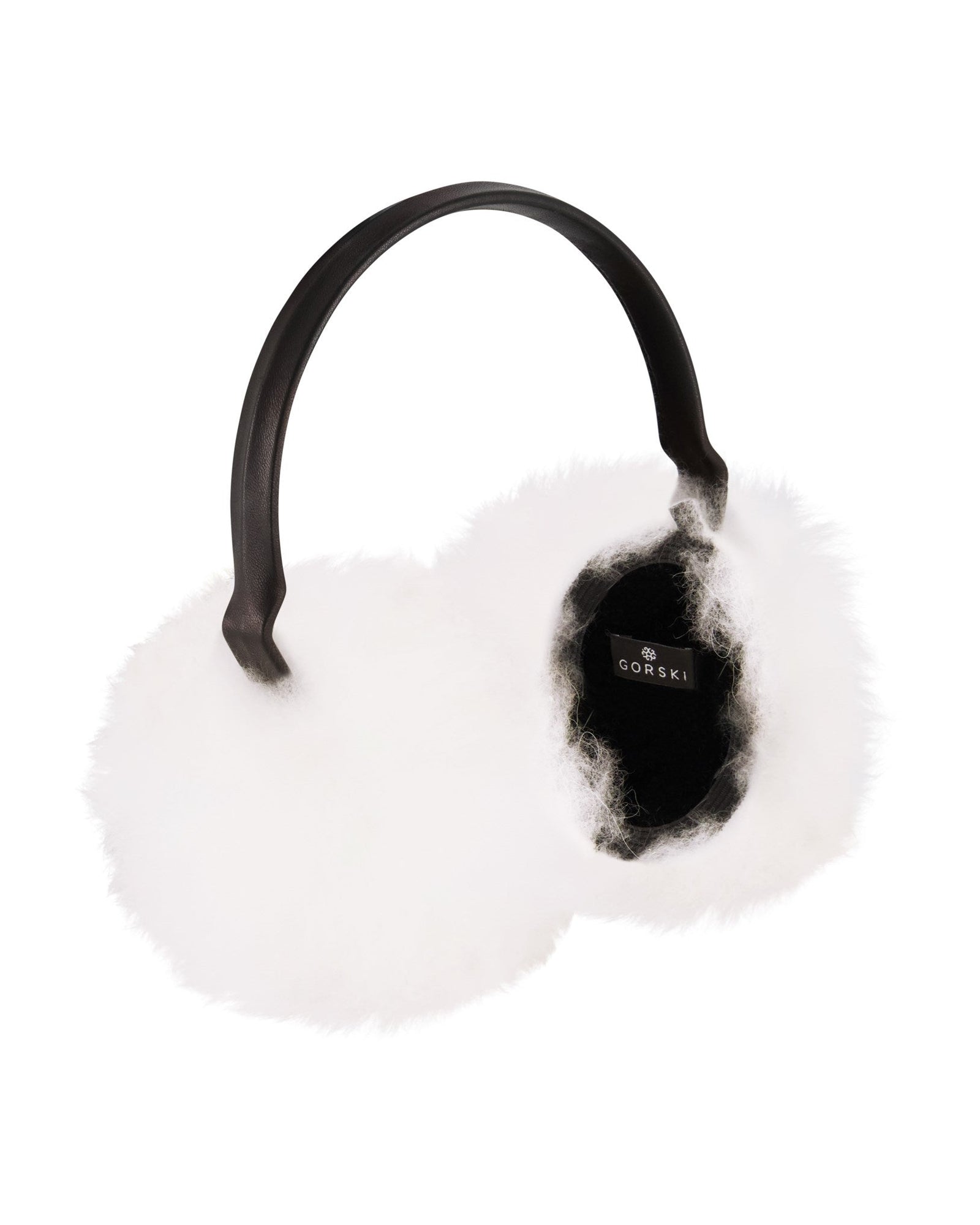 Select Cashmere Goat Earmuffs | Women | White