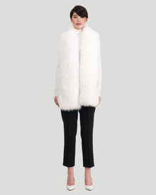 Shadow Fox Feathered Boa | Women | White