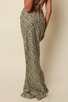 Low Rise Long Slip Skirt | Groovy