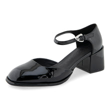 Alma | Black Patent Faux Leather