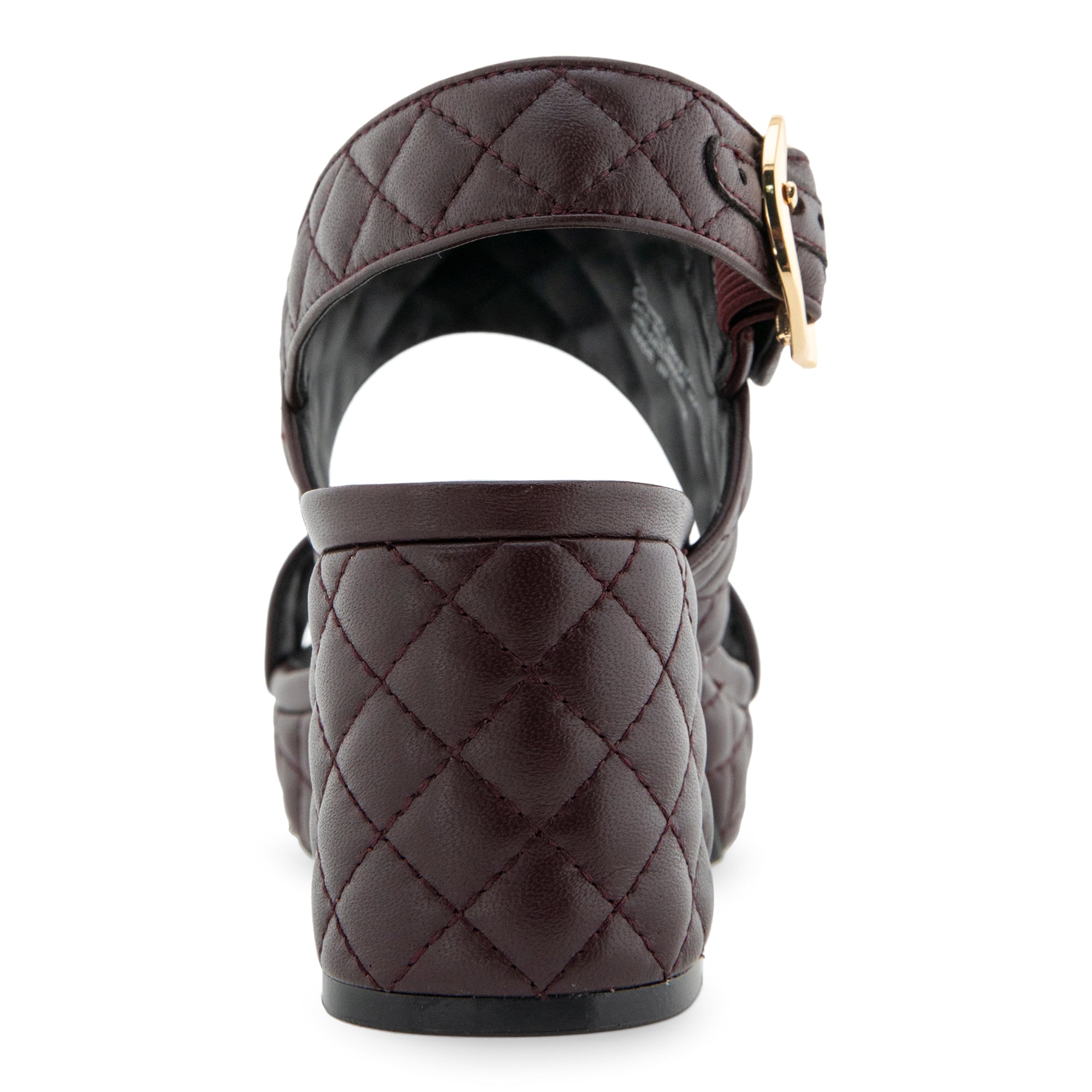 Camera Quilted | Deep Aubergine Leather