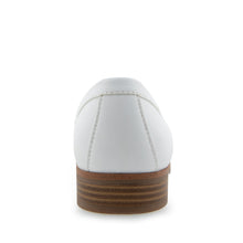 Edna | White Faux Leather