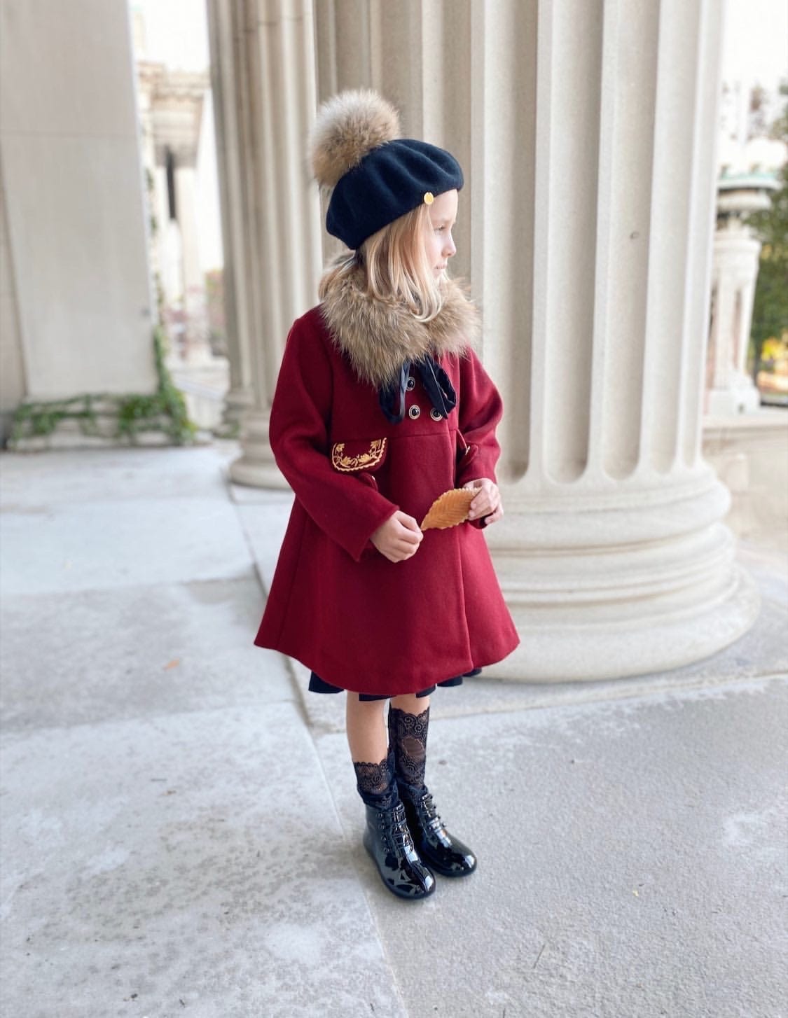 The Empress Wool Coat - Petite Maison Kids