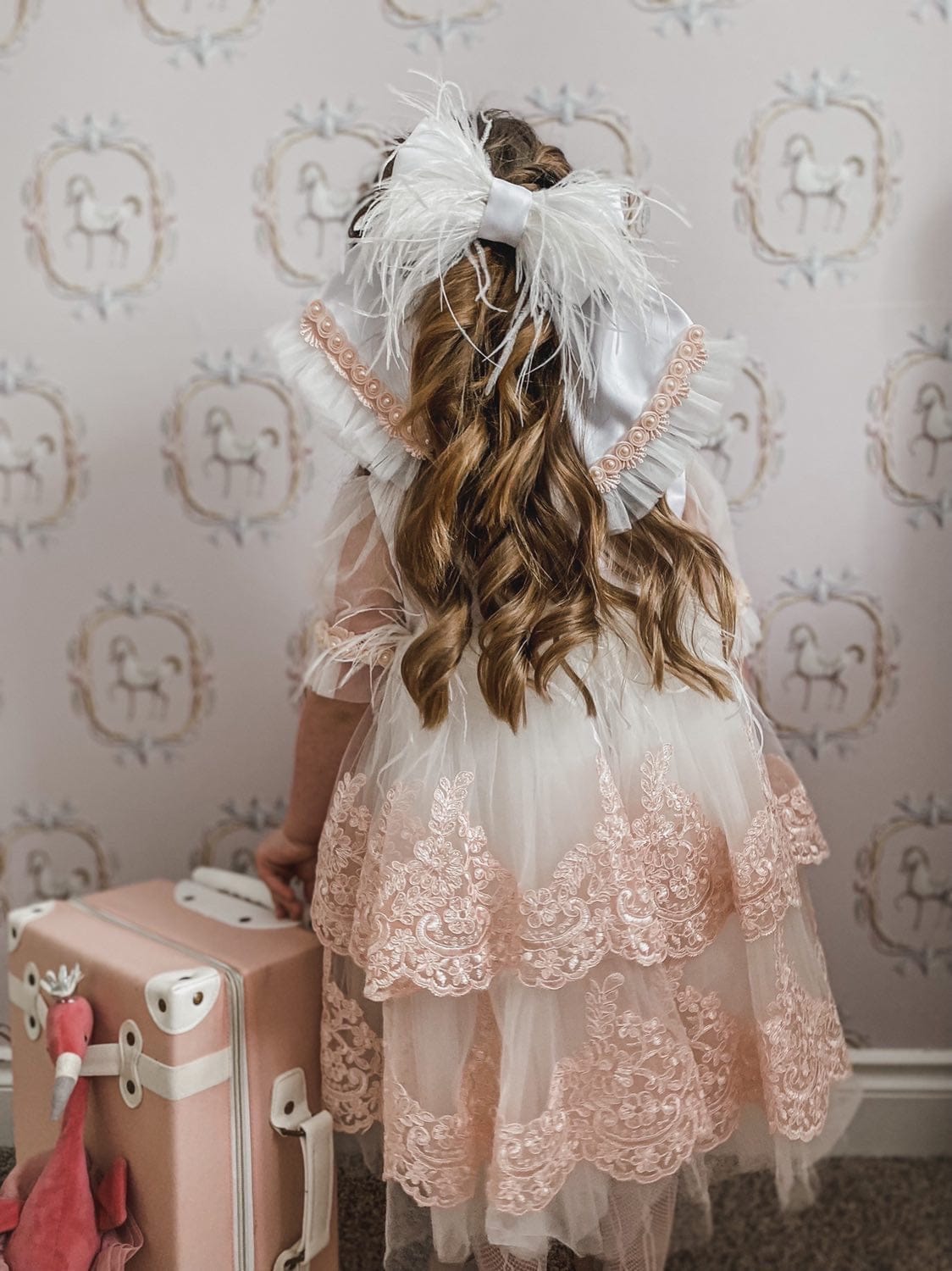 Laila Embroidered Feather Dress - Petite Maison Kids