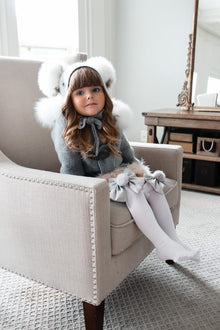 Honeycomb Grey Cashmere Bonnet - Petite Maison Kids