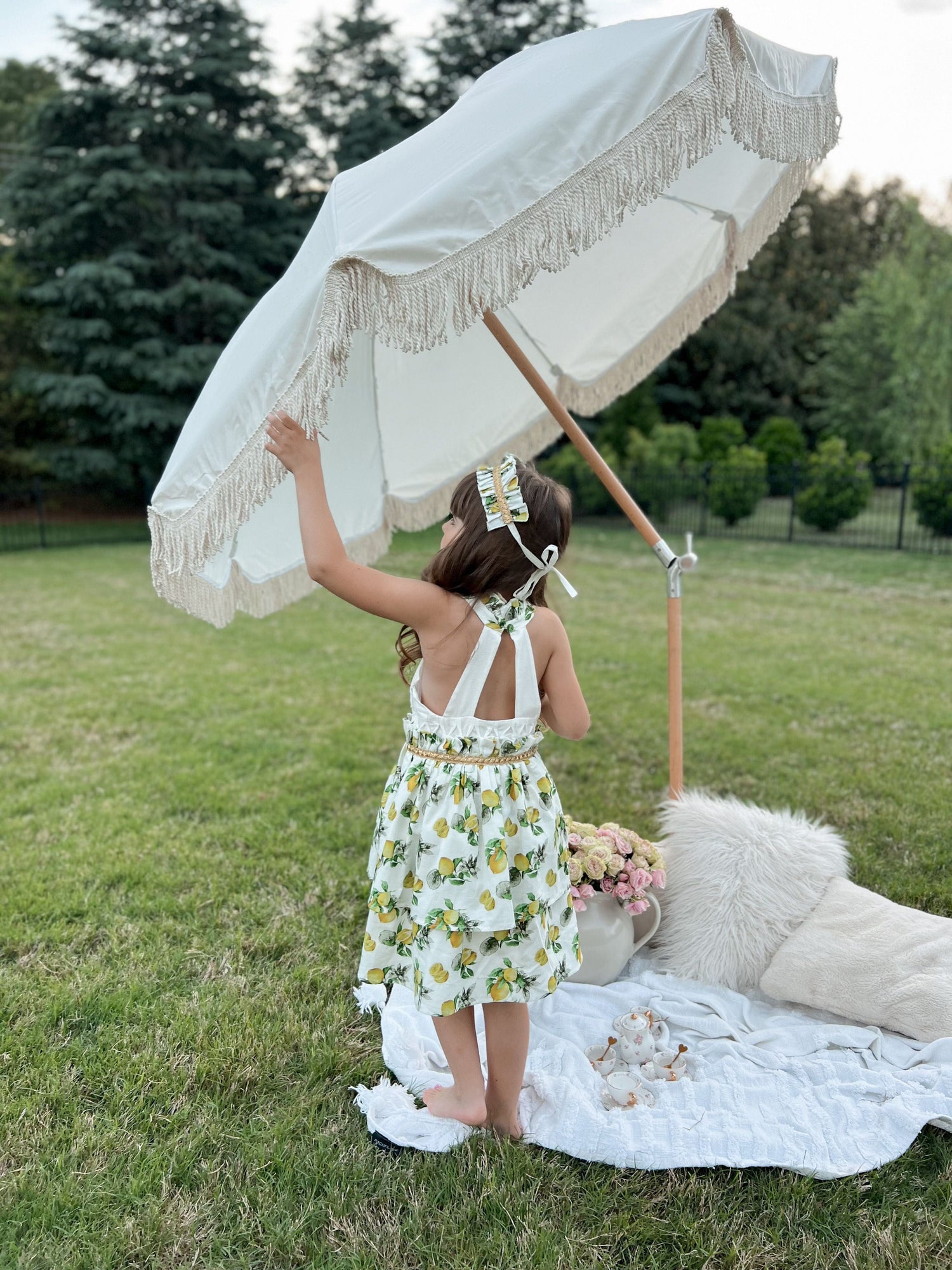 Amalfi Lemon Dress | Lemon Print