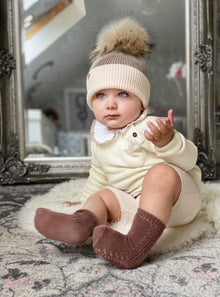 Two Toned Angora Hat - Petite Maison Kids