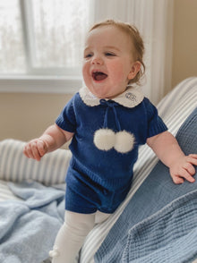 Billie Navy Top and Shorts Set - Petite Maison Kids