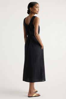 Isilda | Imogen Organic Cotton U-Neck Gingham Dress in Size Extra Small