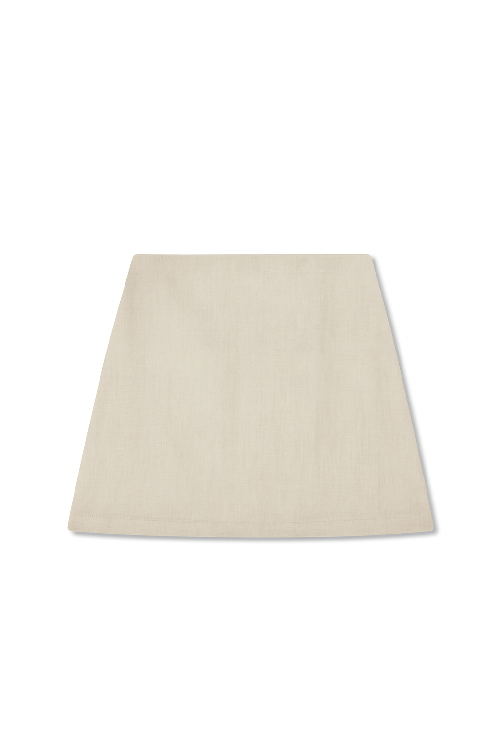 Ines Linen Mini Skirt | Beige