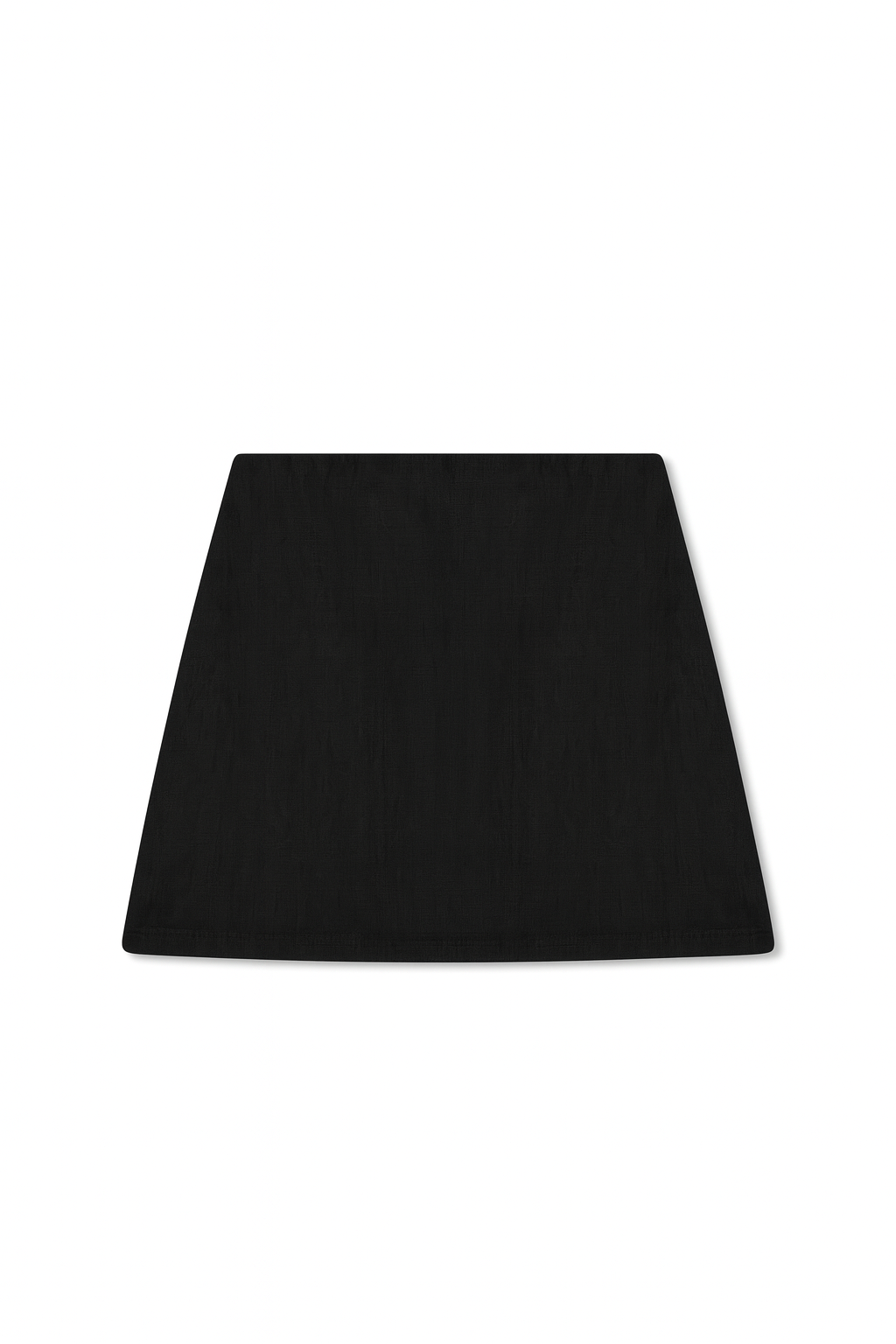 Ines Linen Mini Skirt | Black