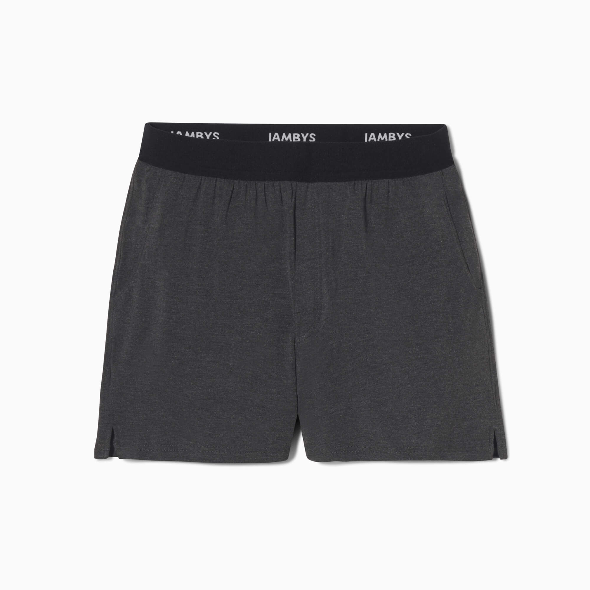 Modal Boxer Lounge Shorts | Boxers with Pockets | Gray/Black