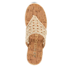 Ivie Sandal Wedge | Natural Raffia