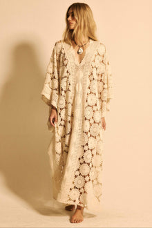 Del Sol Mykonos Kaftan | Unbleached