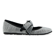 Poppy Casual Flat | Black Satin Polyester/Thermoplastic Elastomers