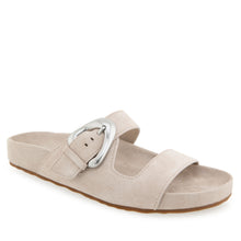 Lemon Sandal Footbed | Stone Suede