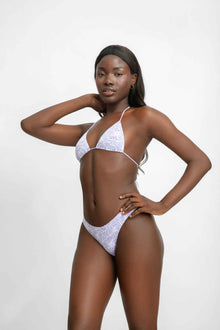 Women | Martini High Rise Cheeky Bottoms | Lavender Jacquard