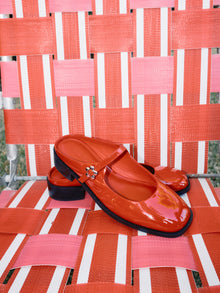 Ella Mary Jane Mule | Cherry Patent