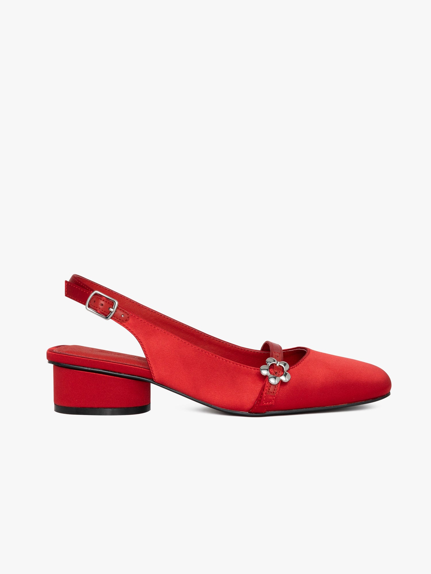 Mackie Heel | Scarlet Satin