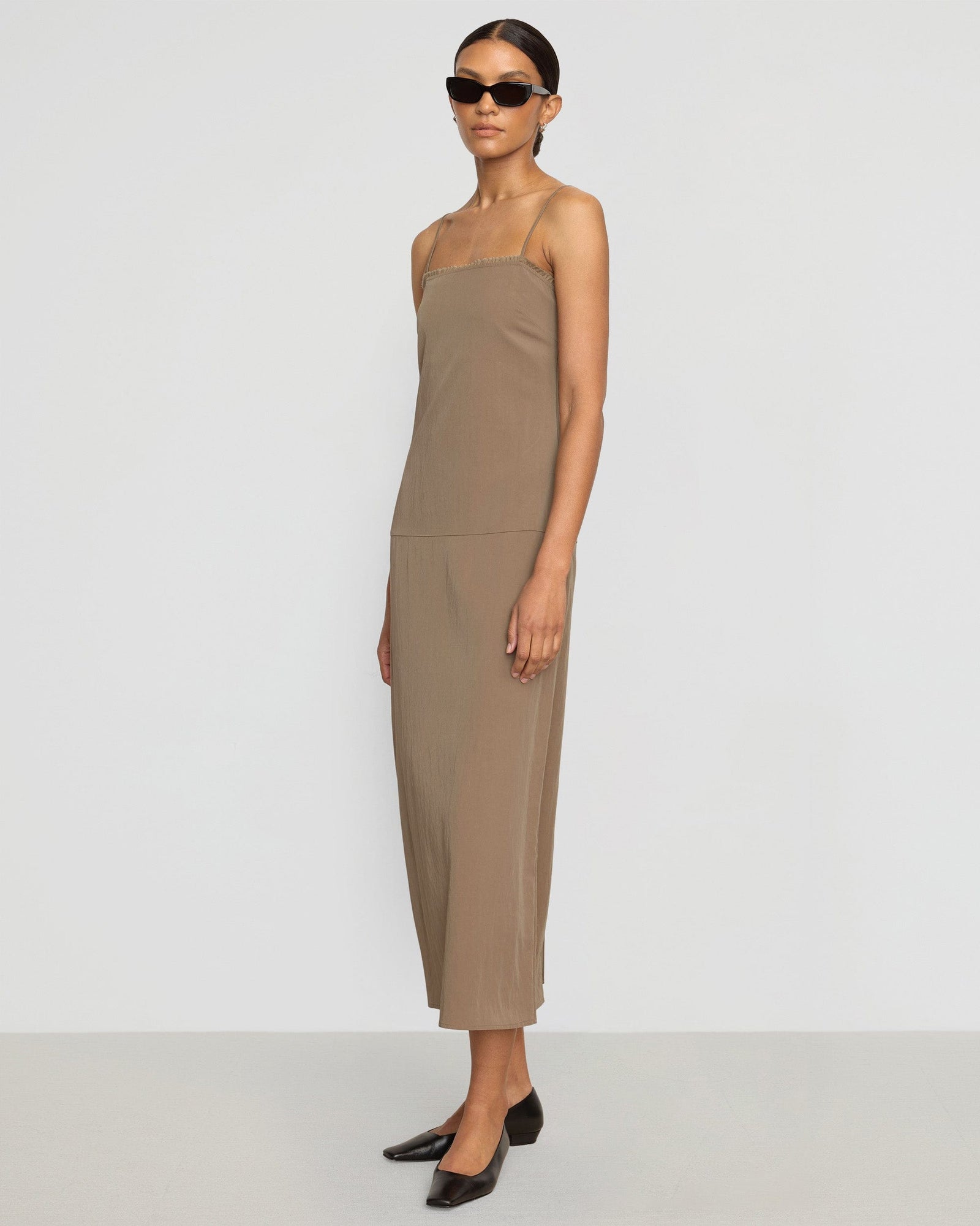 Vanessa | Lisette Square-Neck Cami Dress in Size Small