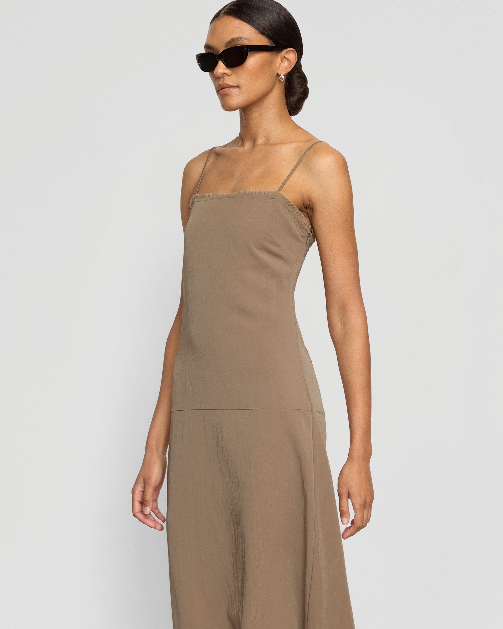 Vanessa | Lisette Square-Neck Cami Dress in Size Small