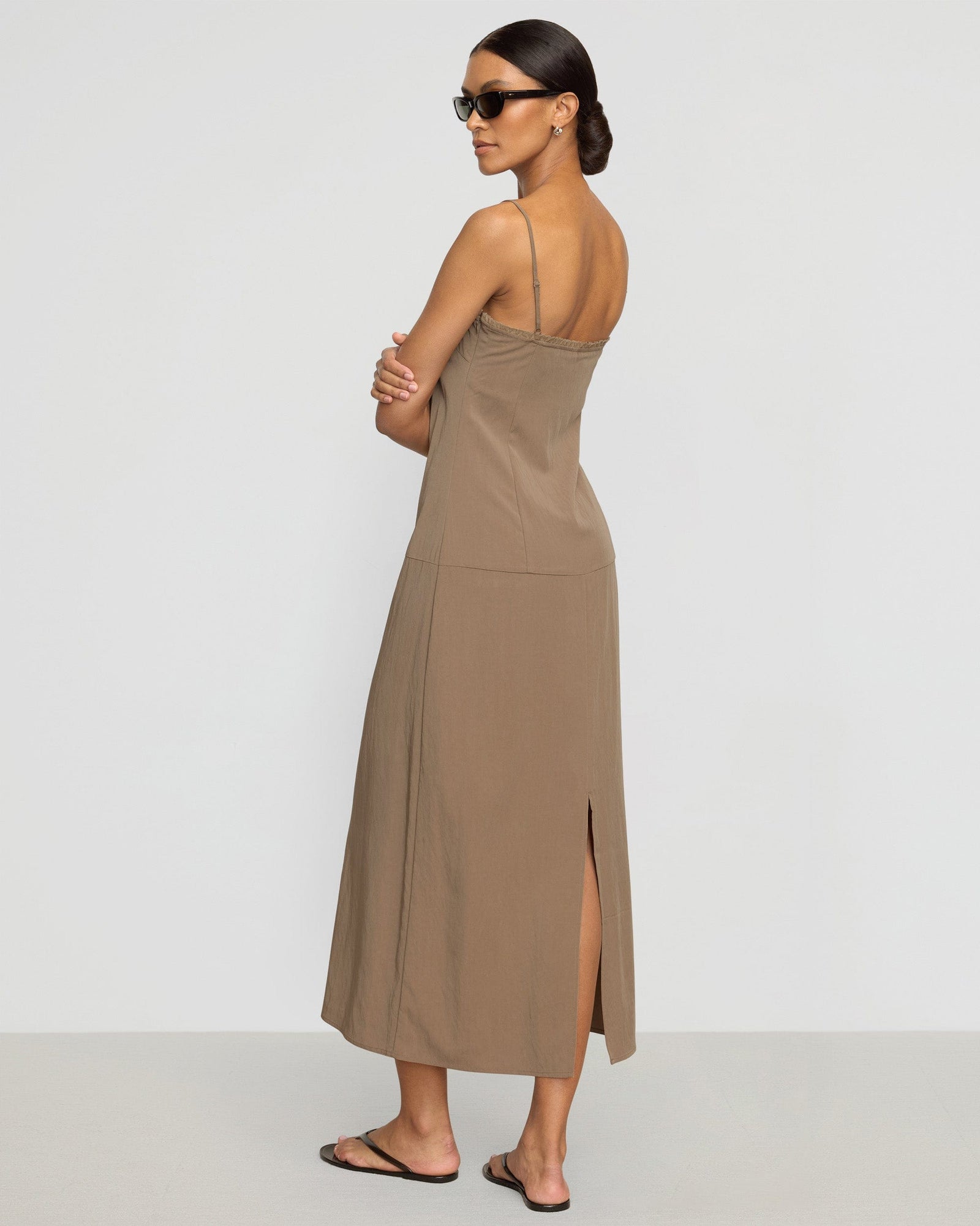 Vanessa | Lisette Square-Neck Cami Dress in Size Small