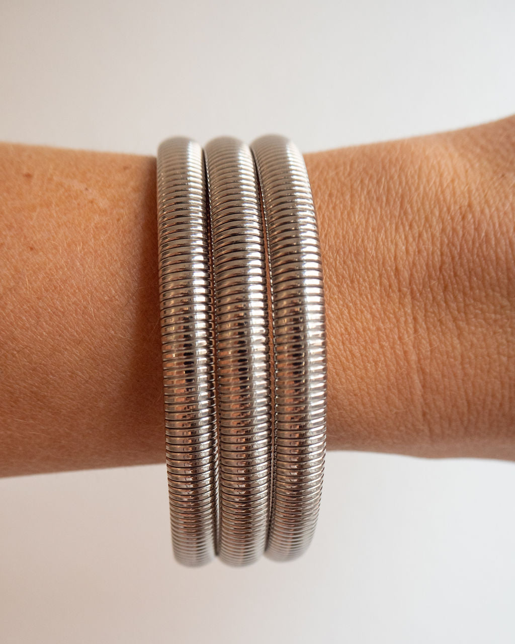 Mini Flex Snake Chain Bracelet | Silver