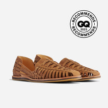 Mens | Leather Huarache Sandal | Tobacco