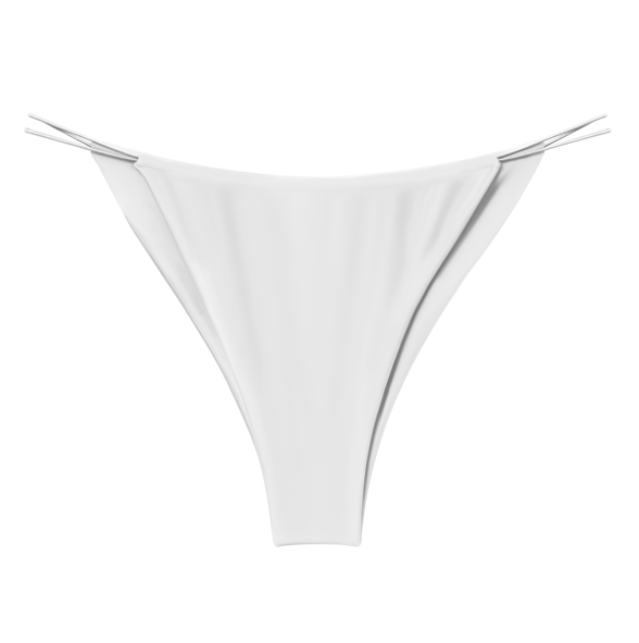 Micro Lana Bottom | White Matte