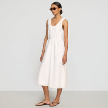 Midori Organic Cotton U-Neck Dress | Soft White