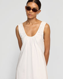 Vanessa | Midori Organic Cotton U-Neck Dress in Size Small