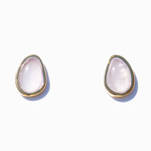 Berry Earrings | 18K Gold Plated | Rose Quartz