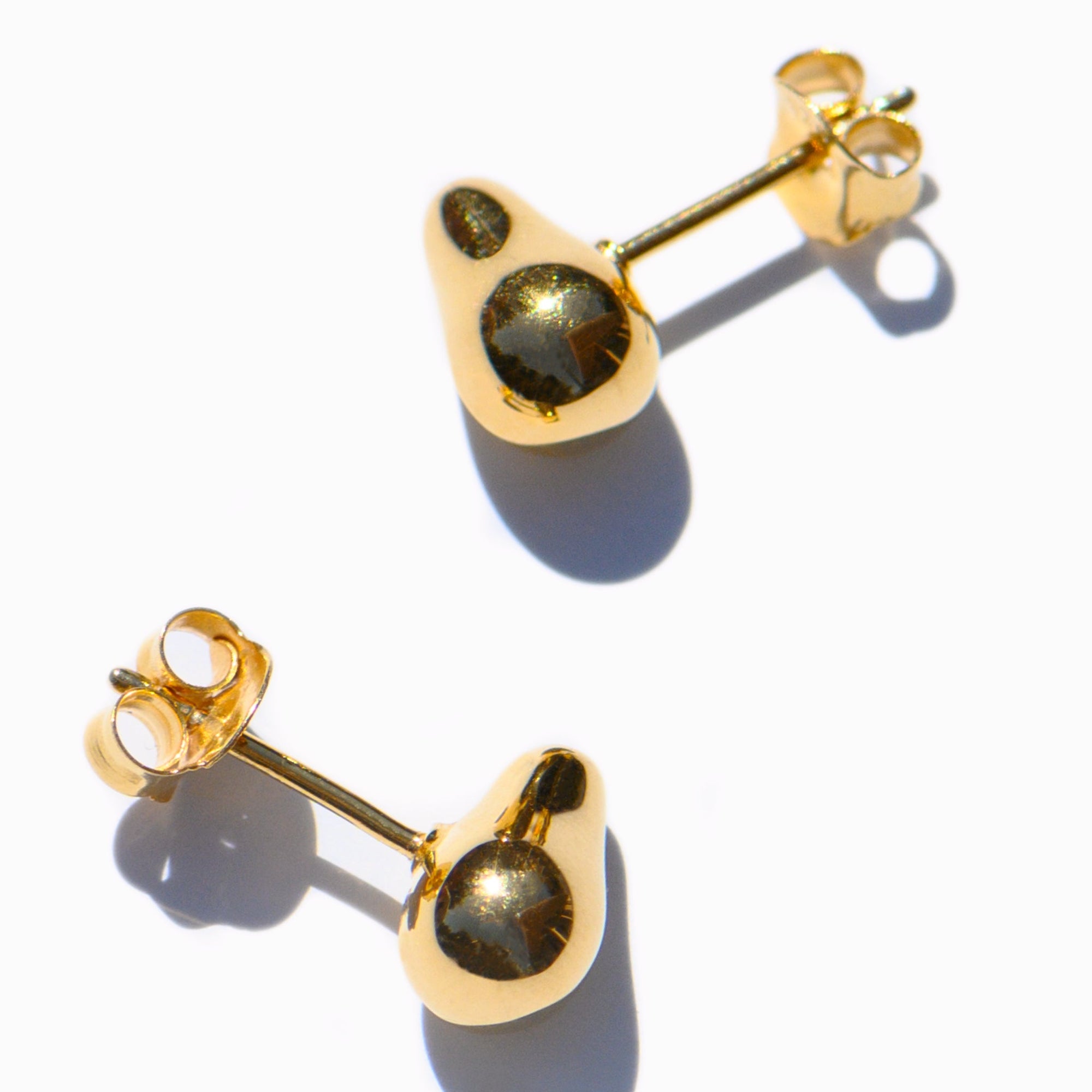 Mini Pear Earrings | 18K Gold Plated