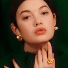 Yoko Earrings | 18K Gold Plated | Freshwater Pearls