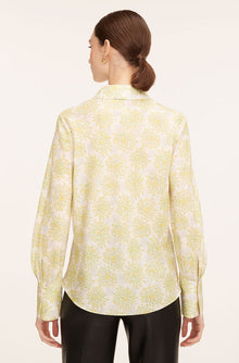 Mini Astera Fleur Long-Sleeve Button-Front Shirt | Cream