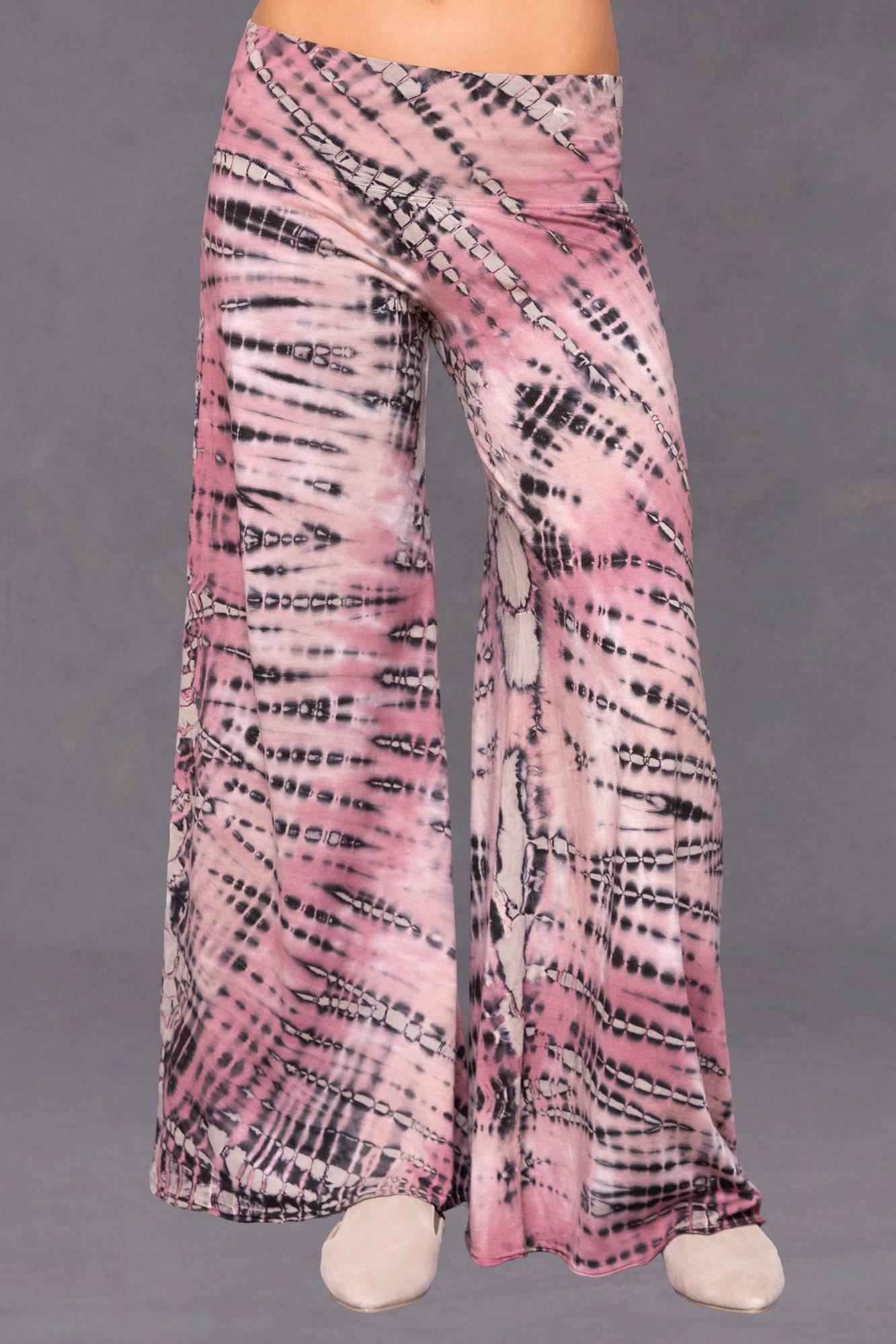 Women | Wide Leg Gypsy Pant | Multi Color Adire Wash 1
