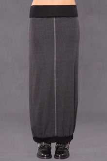 Women | Rolldown Slouchy Cocoon Skirt | Black