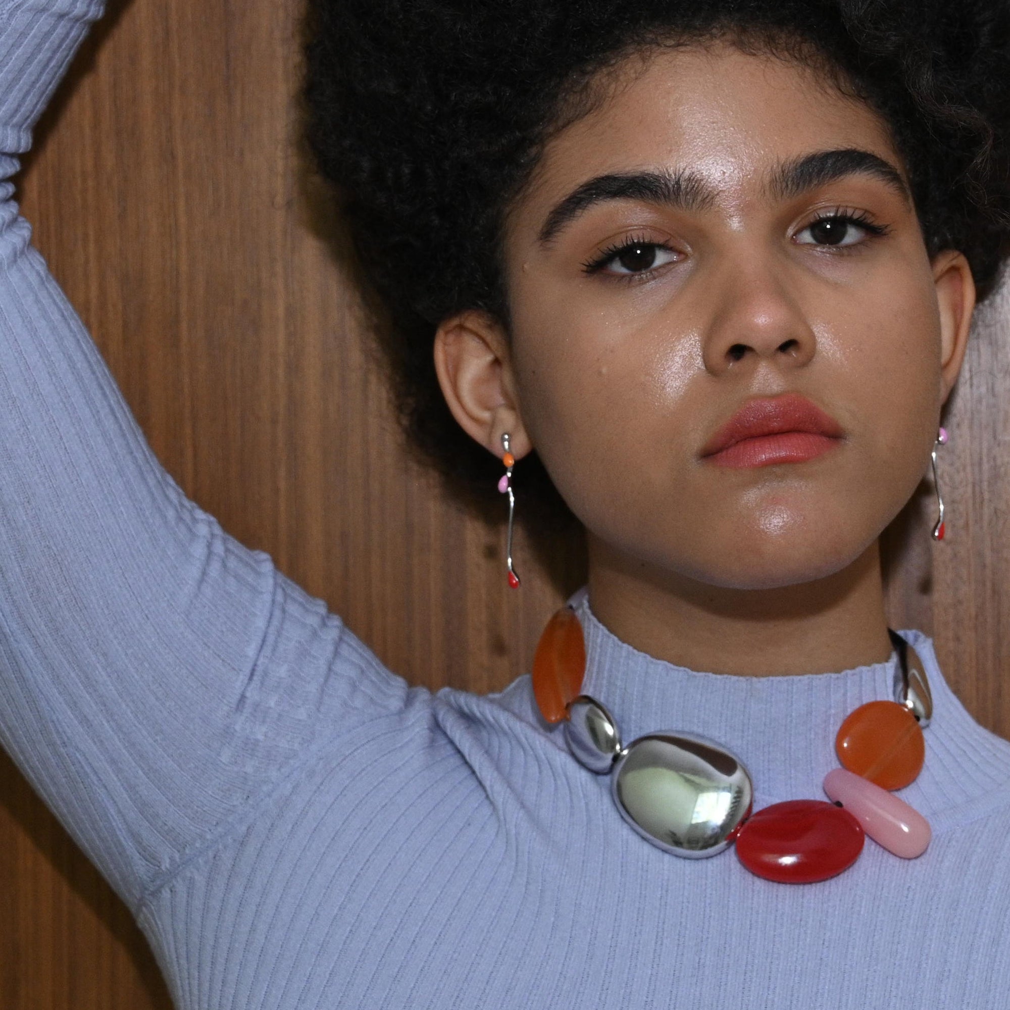 Boccioli Earrings | Silver | Multicolor